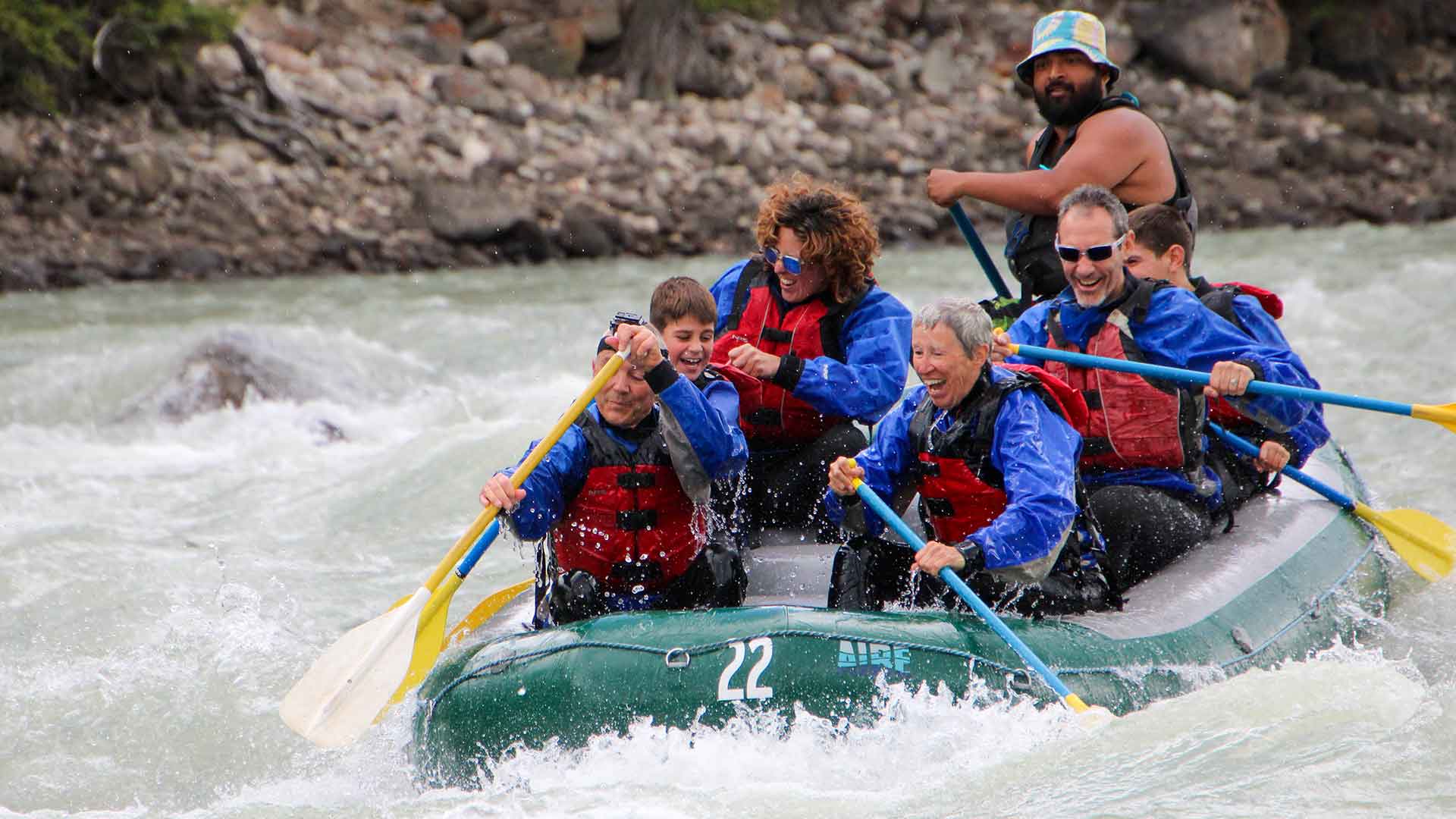 Athabasca Mile 5 rafting