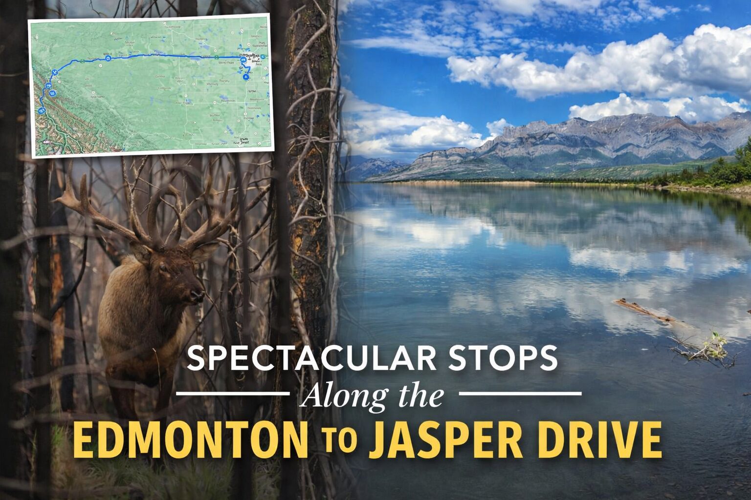 Scenic journey from Edmonton to Jasper Jasper to Banff Guide Feature Image The Best Icefields Parkway Sights