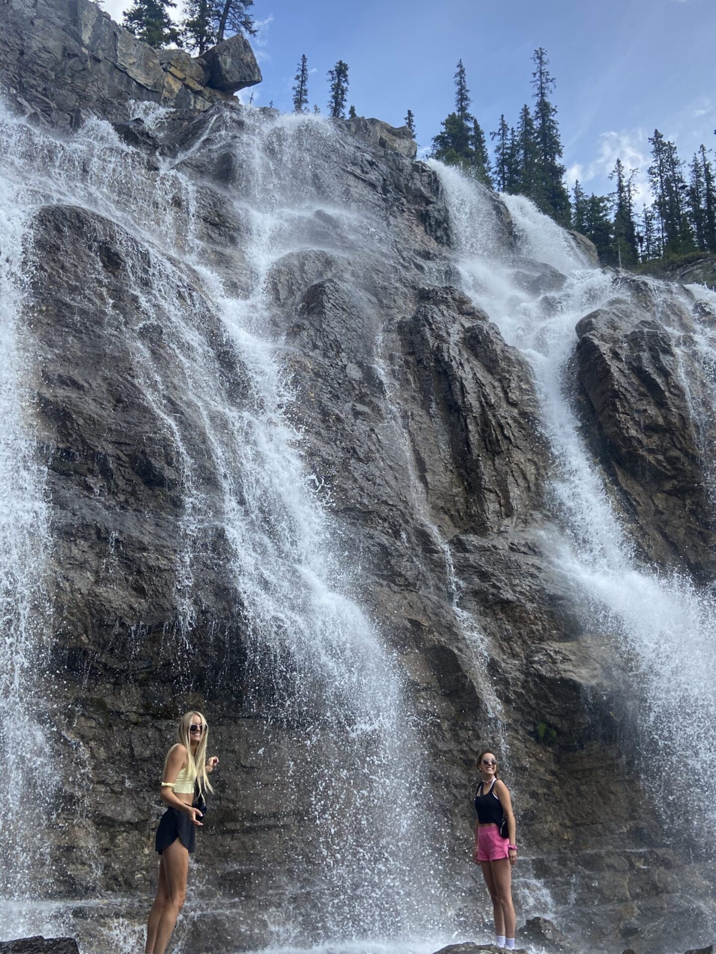 tangle creek jasper alberta waterfall